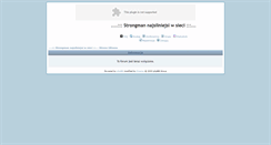 Desktop Screenshot of forum.strongman.pl